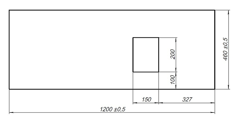 Столешница Allen Brau Infinity 120 1.21014.G R графит