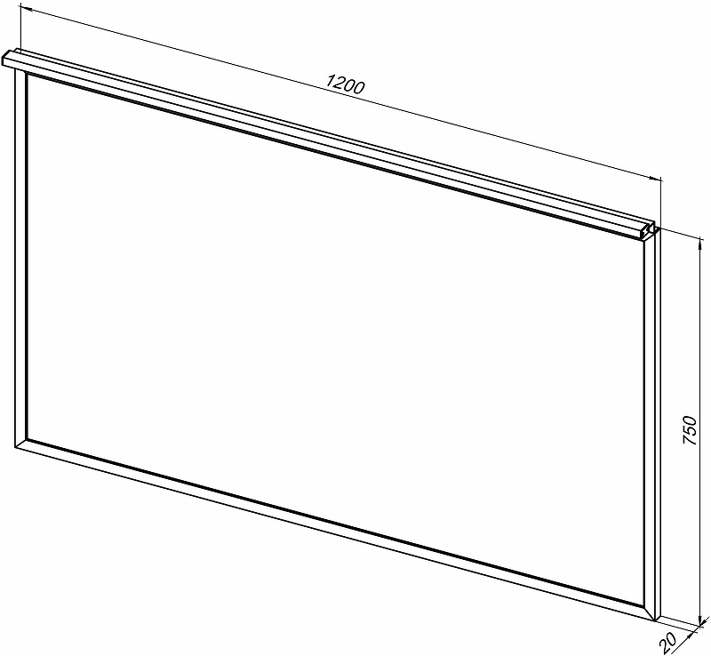 Зеркало Allen Brau Priority 120 1.31018.BB черный браш